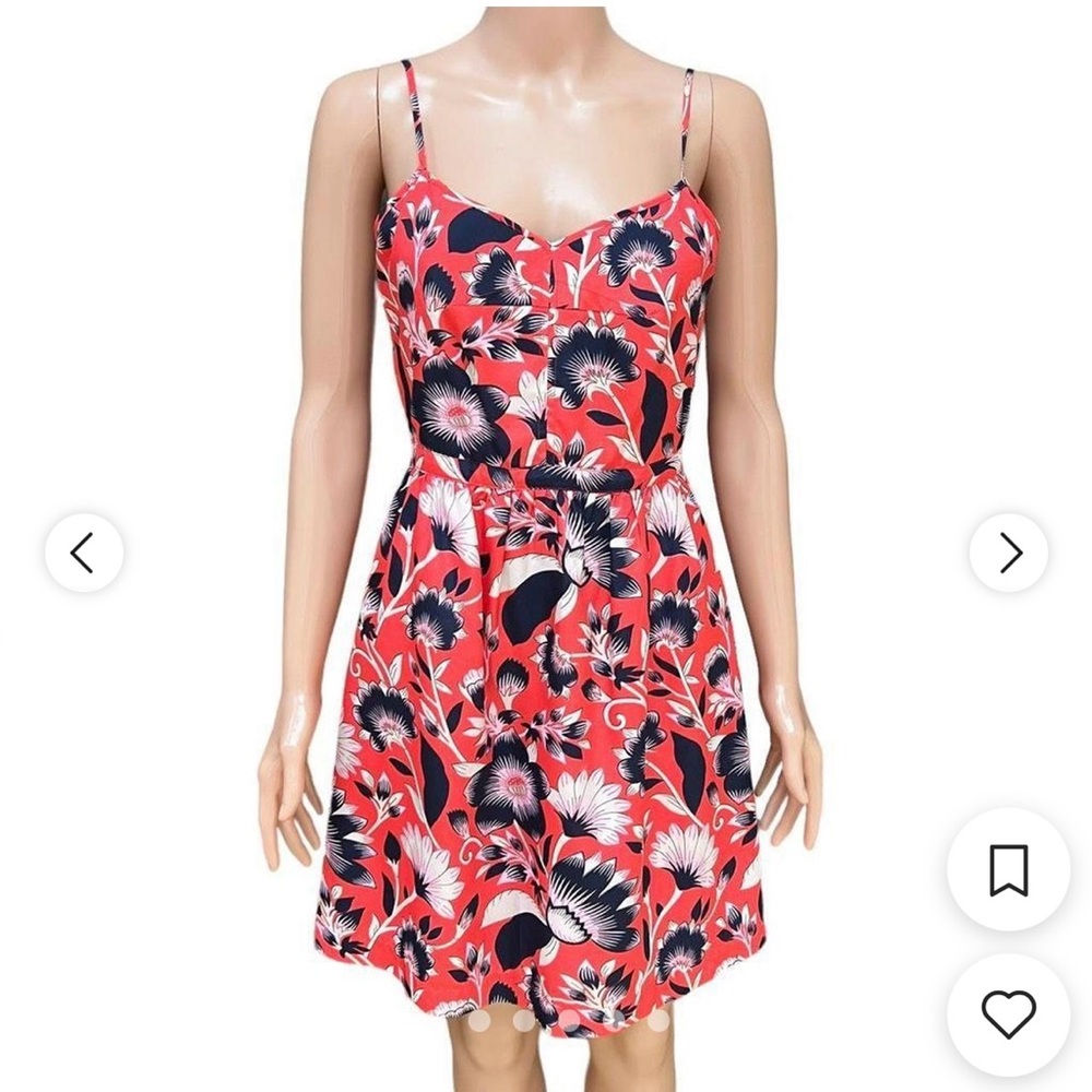 J. Crew Vibrant Floral Sleeveless Mini Dress